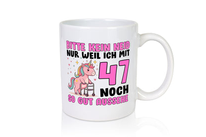 47. Geburtstag | 47 Jahre Mit noch so gut aussehen Humor Geschenkidee Tasse