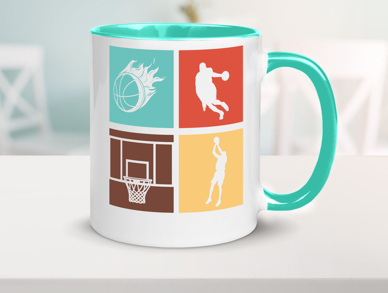 Basketball | Sportfan Slam Dunk Teamplayer NBA Humor Geschenkidee Tasse