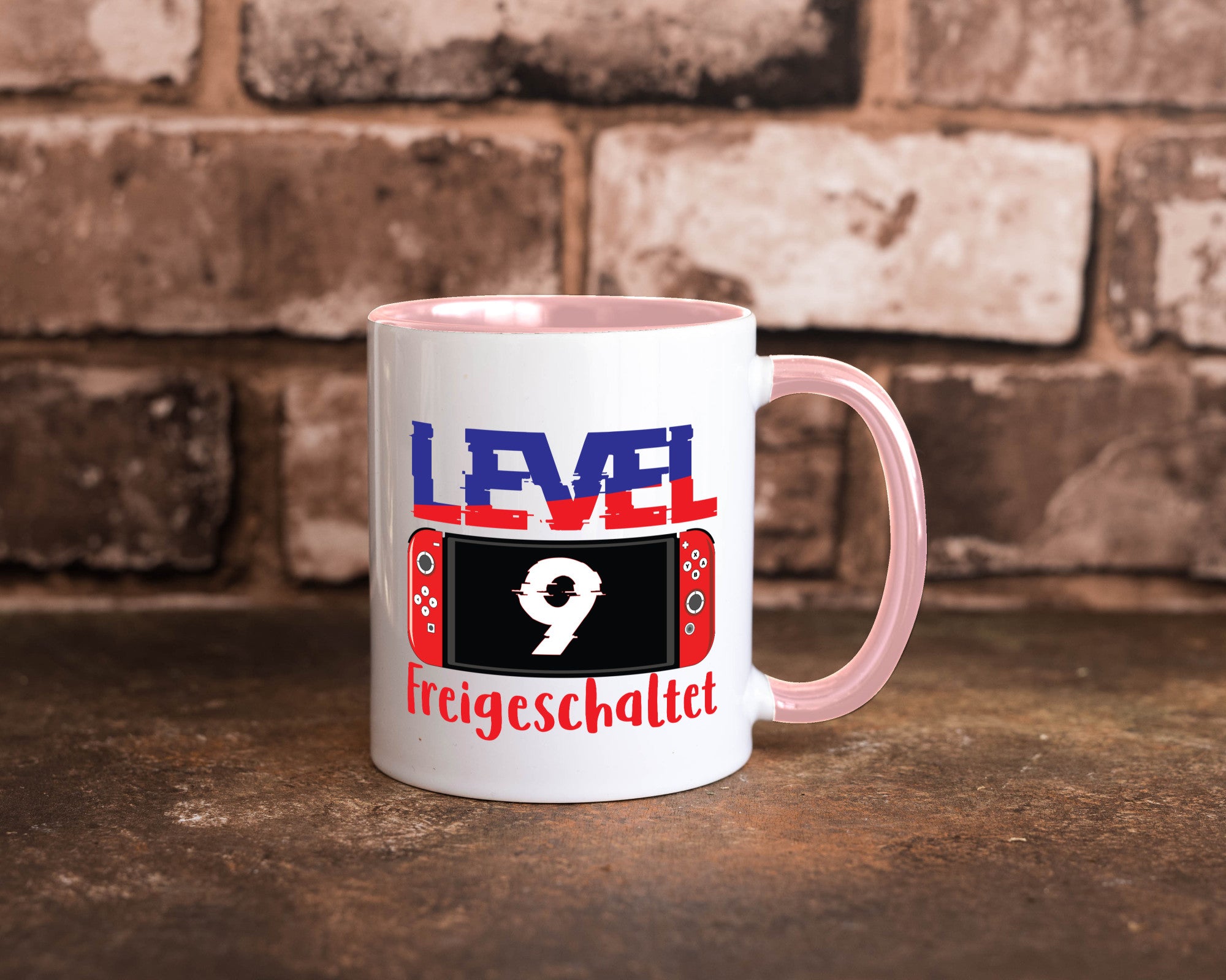 Level 9 Freigeschaltet | 9. Geburtstag Zocker Gamer Humor Geschenkidee Tasse