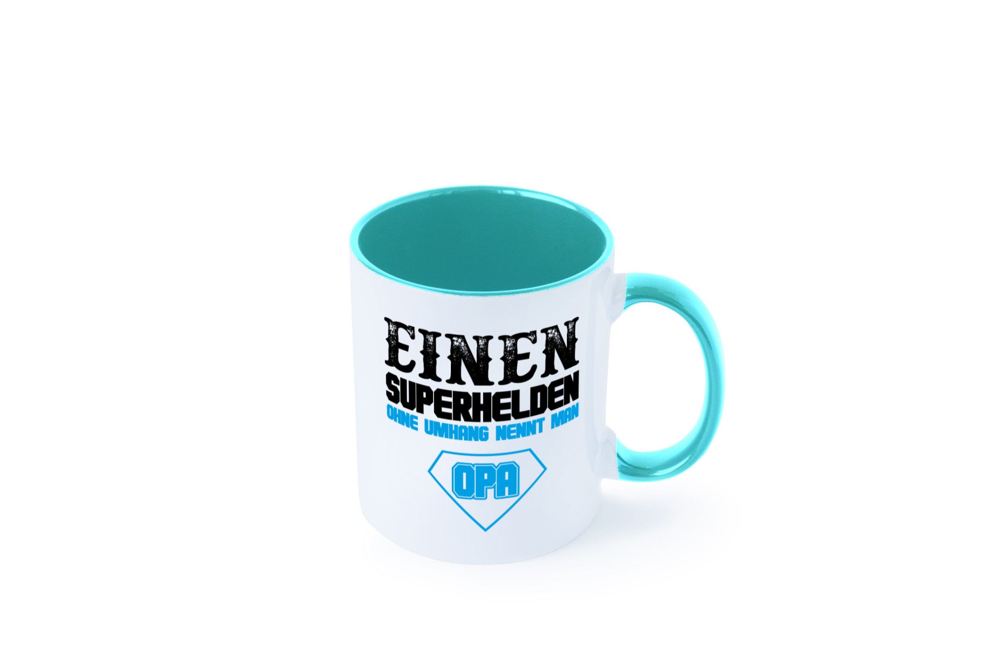 Superheld Opa Geschenk Familie Geschenkidee lustiger Spruch Tasse