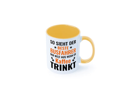 Kaffee trinkt: Busfahrer | Berufsfahrer Fahrer Geschenk Arbeit Kollegen Büro