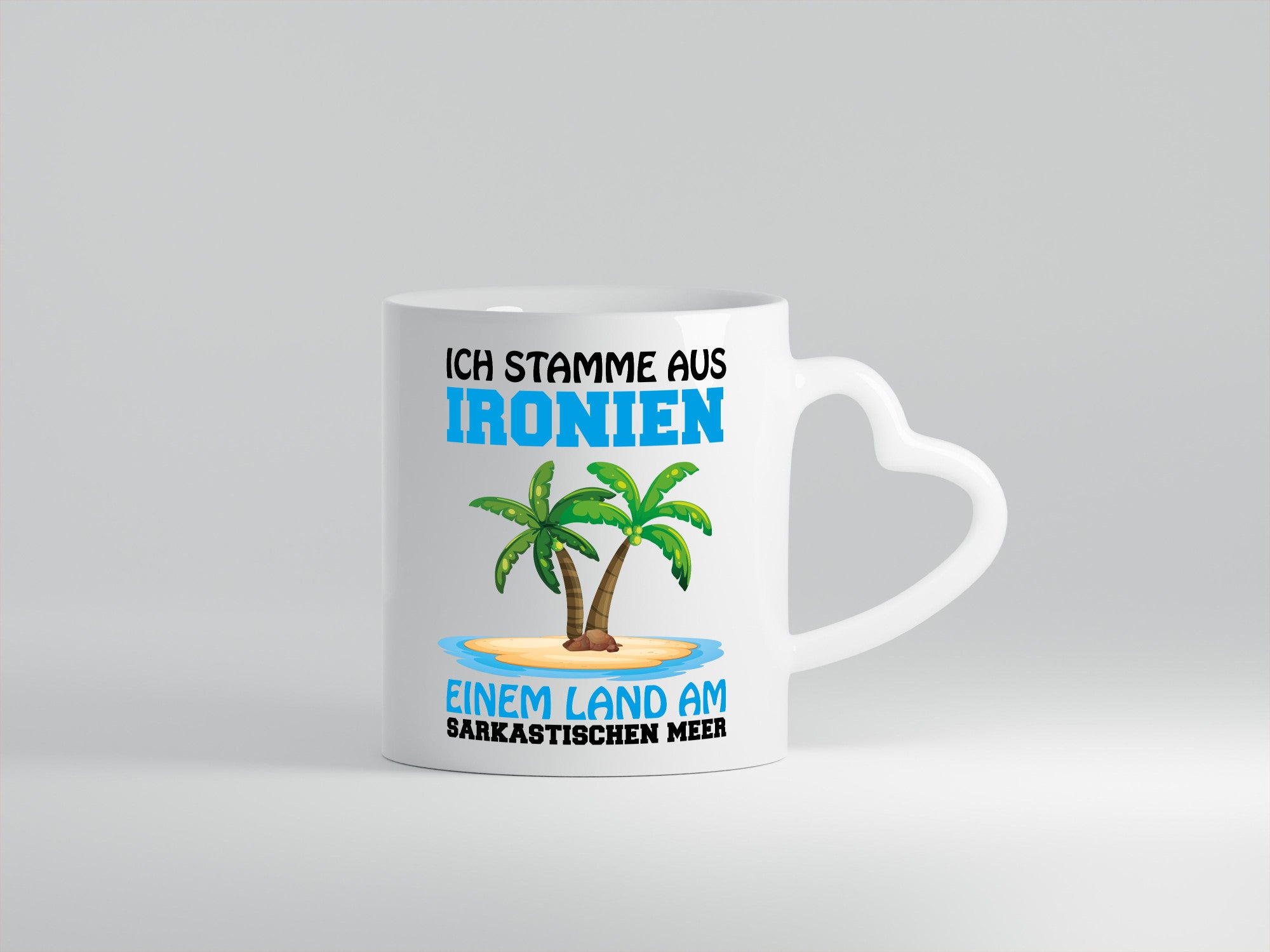 Am Sarkastischen Meer Geschenkidee Humor Tasse