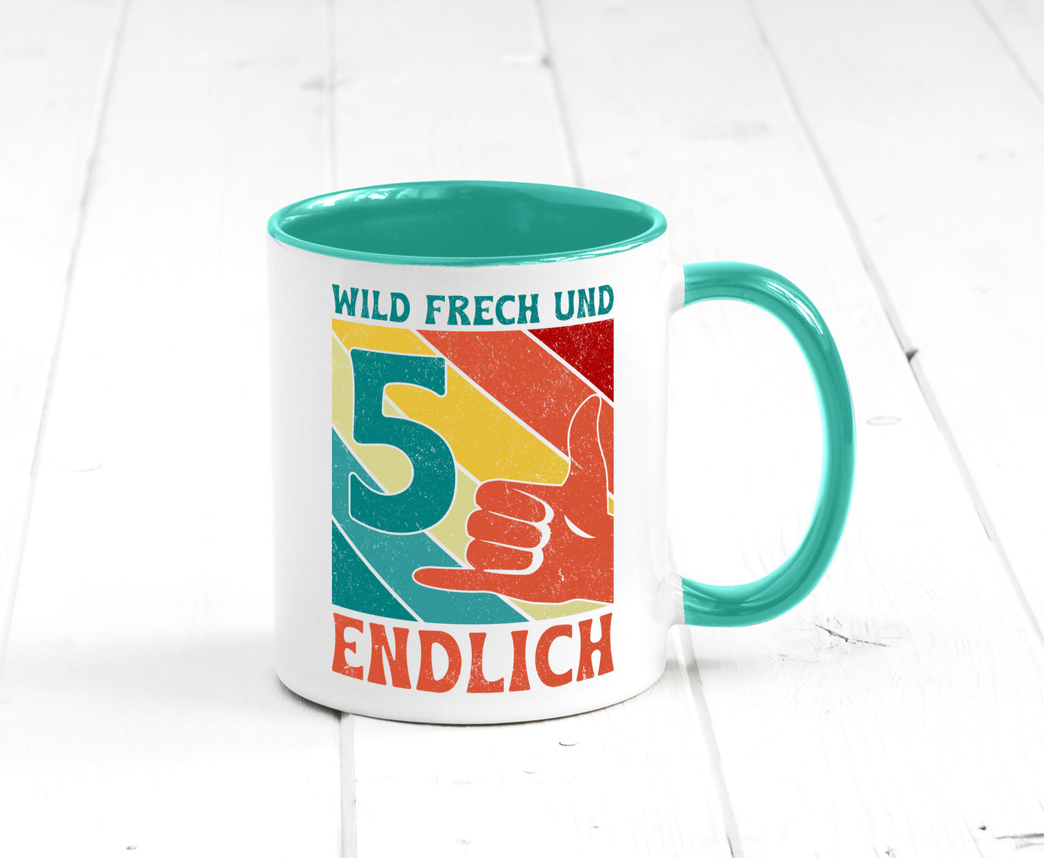 5. Geburtstag | 5 Jahre Wild und Frech Geschenk Geschenkidee lustiger Spruch