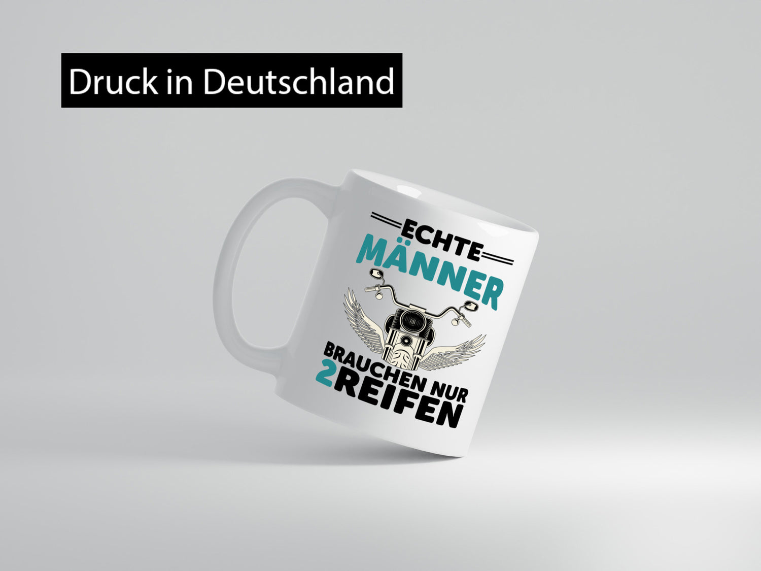 Echte Männer | Motorrad Tasse Motorradfahrer Biker lustiger Spruch Geschenk