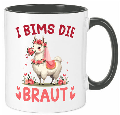 I bims die Braut | Einhorn JGA Hochzeit lustig Humor Geschenkidee Geschenk Tasse
