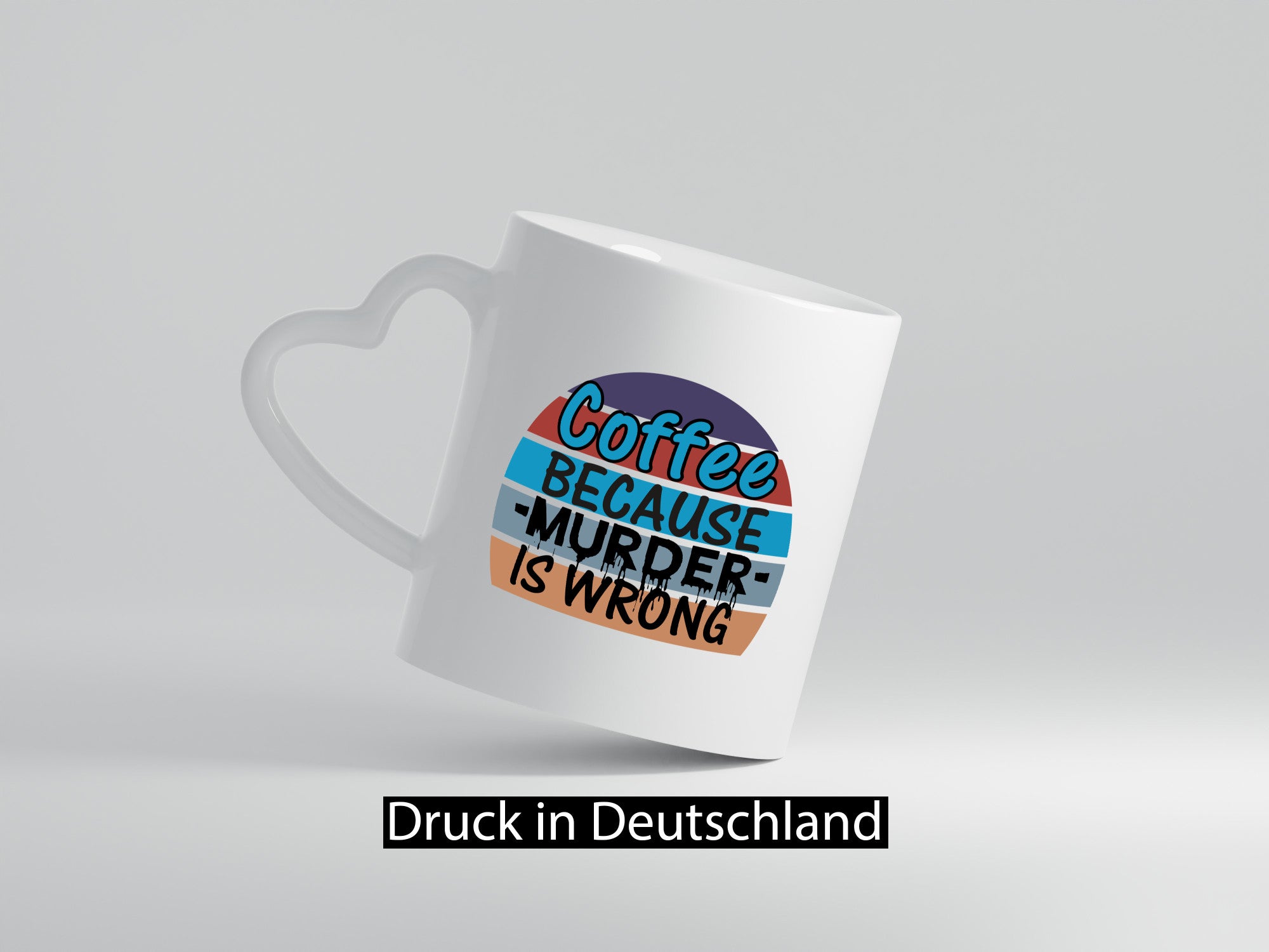 Kaffeetrinker Tasse | schwarzer Humor Büro Spruch Geschenk Arbeit Kollegen