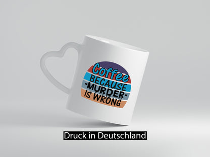 Kaffeetrinker Tasse | schwarzer Humor Büro Spruch Geschenk Arbeit Kollegen