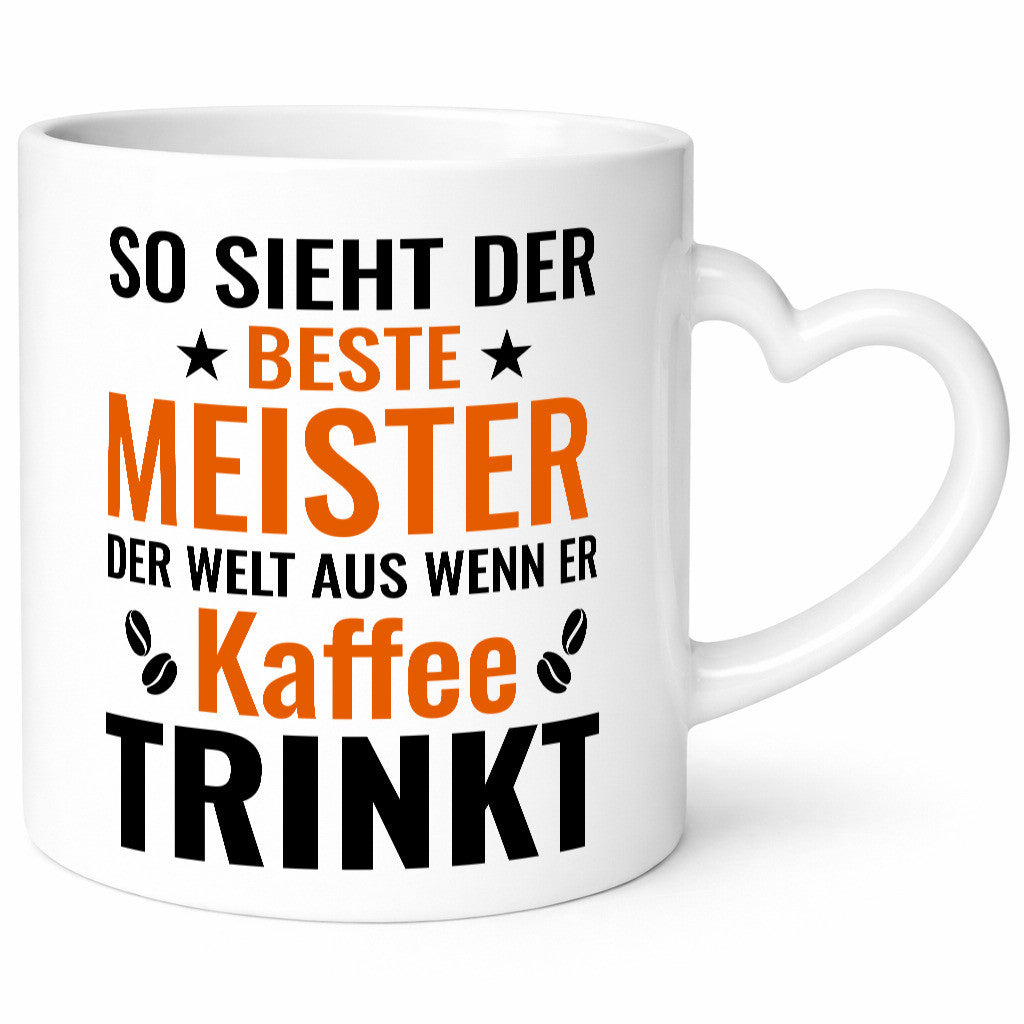 Kaffee trinkt: Meister | Meisterbrief lustiger Spruch Geschenk Humor