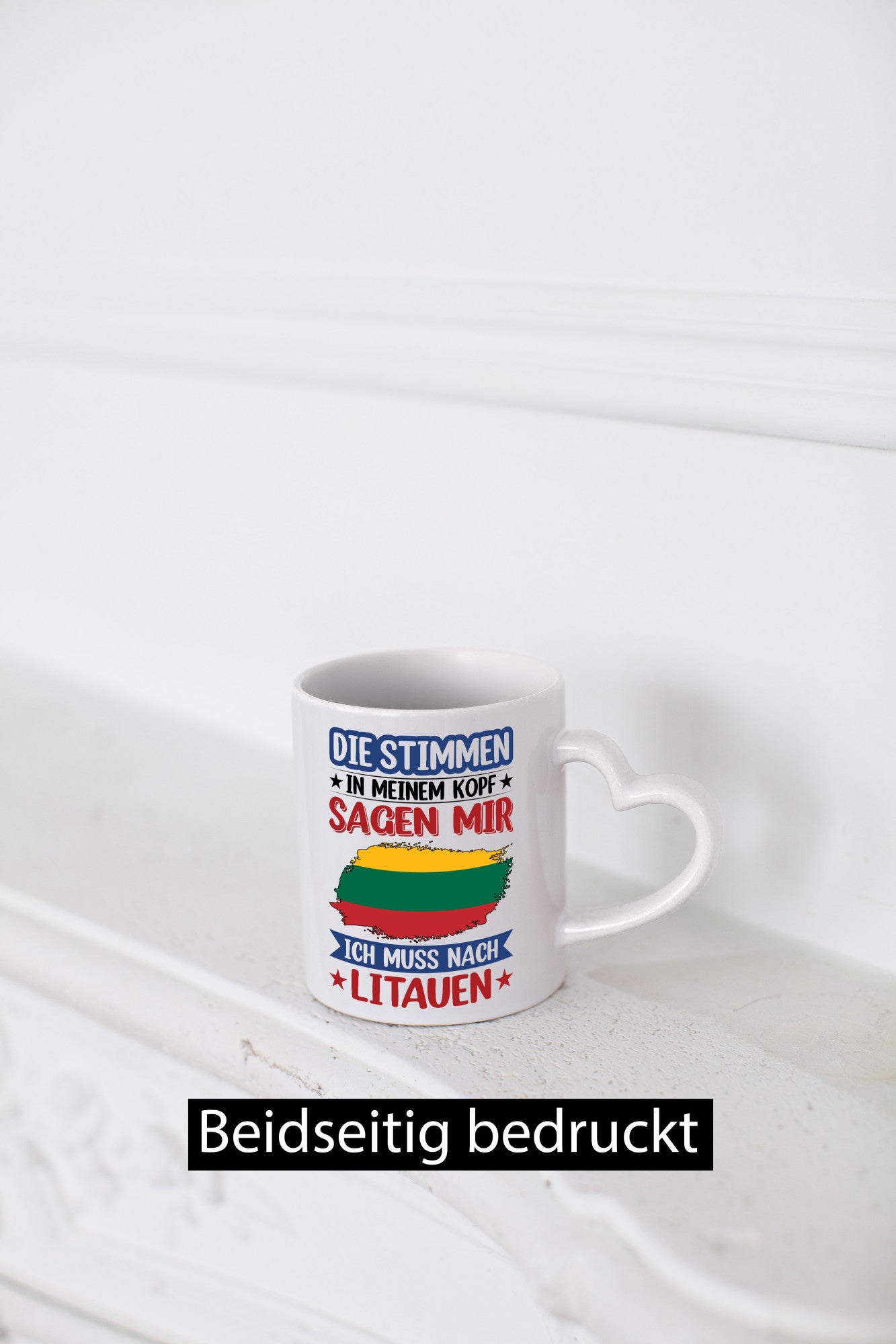 Litauen | Urlaub Stimmen in meinem Kopf Traumland Humor Geschenkidee Tasse
