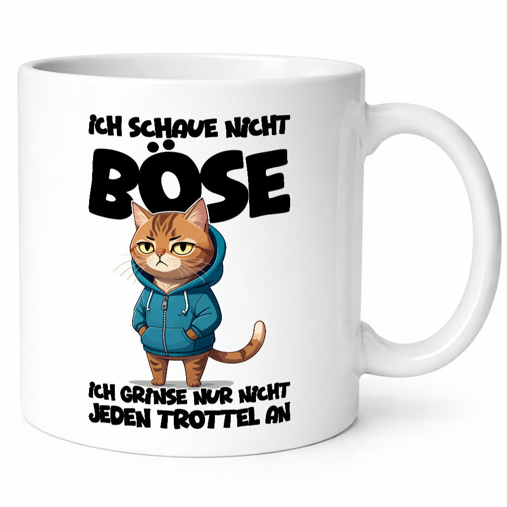Ich schaue nicht böse | Katze Katzenliebhaber Geschenk Tierliebhaber Humor