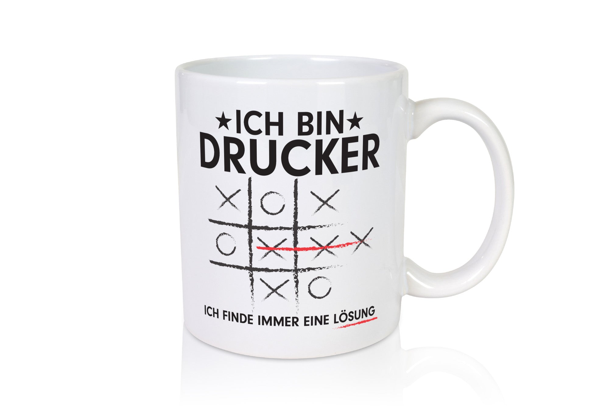 Lösung finden: Drucker | Druckerei Print Medien v2 Humor Geschenkidee Tasse