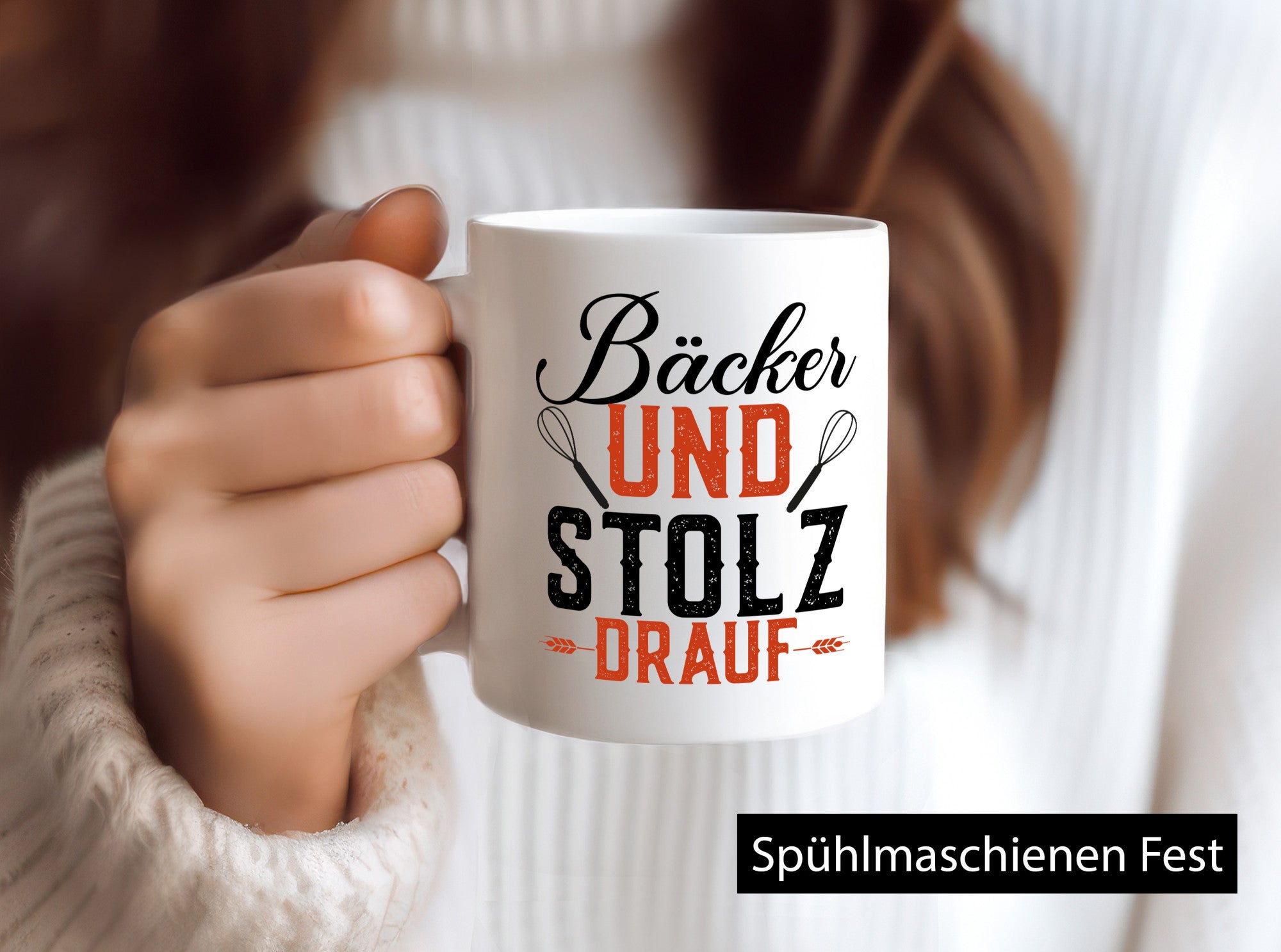 Bäcker und Stolz drauf | Bäckerrei Geschenk Humor Geschenkidee lustiger Spruch