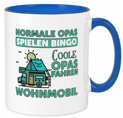 Opas spielen Bingo, coole fahren Wohnmobil | Vögel Geschenk Familie