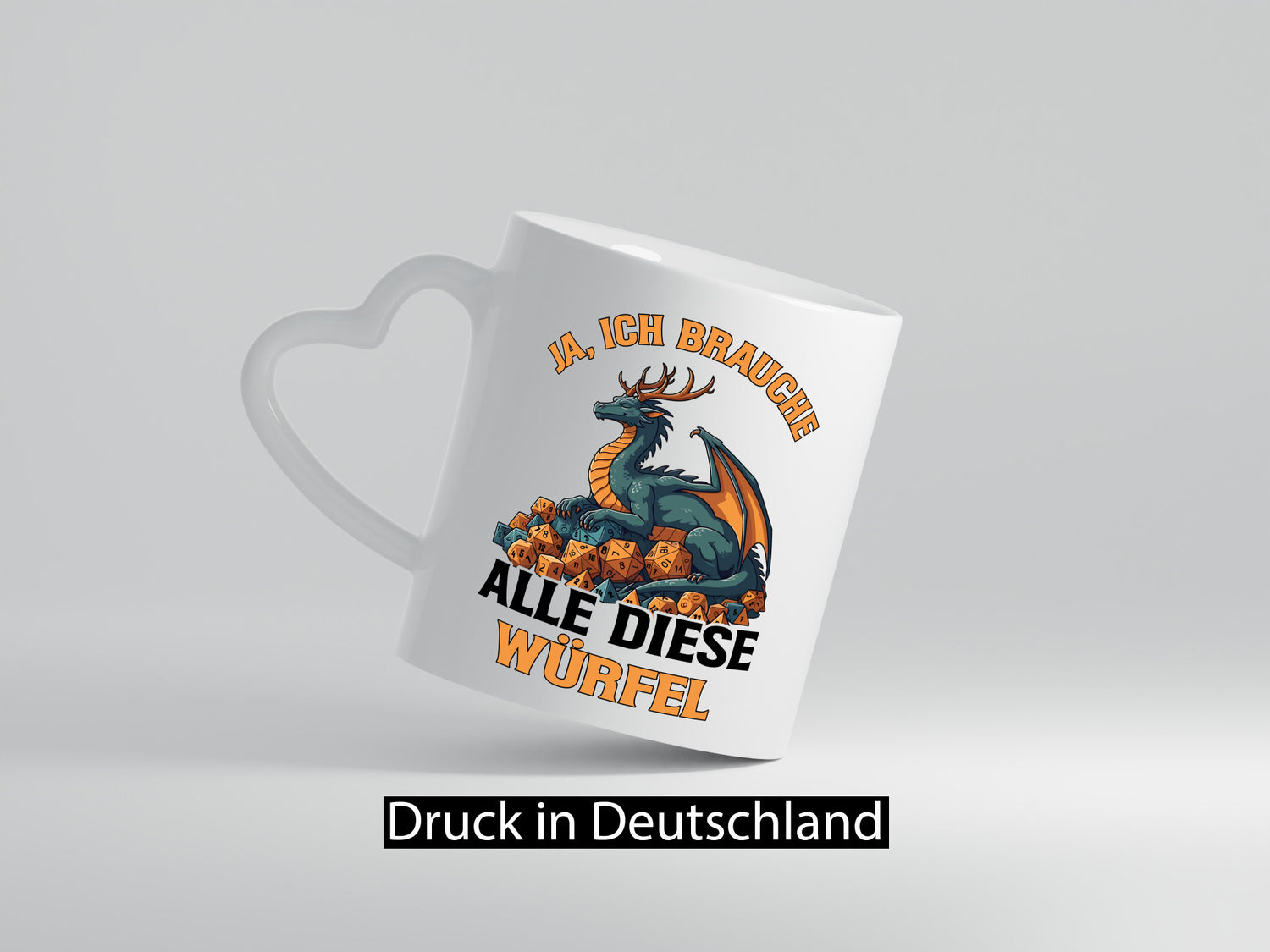 Ja ich brauche alle diese Würfel | Drache Rollenspiel v2 Geschenk Humor