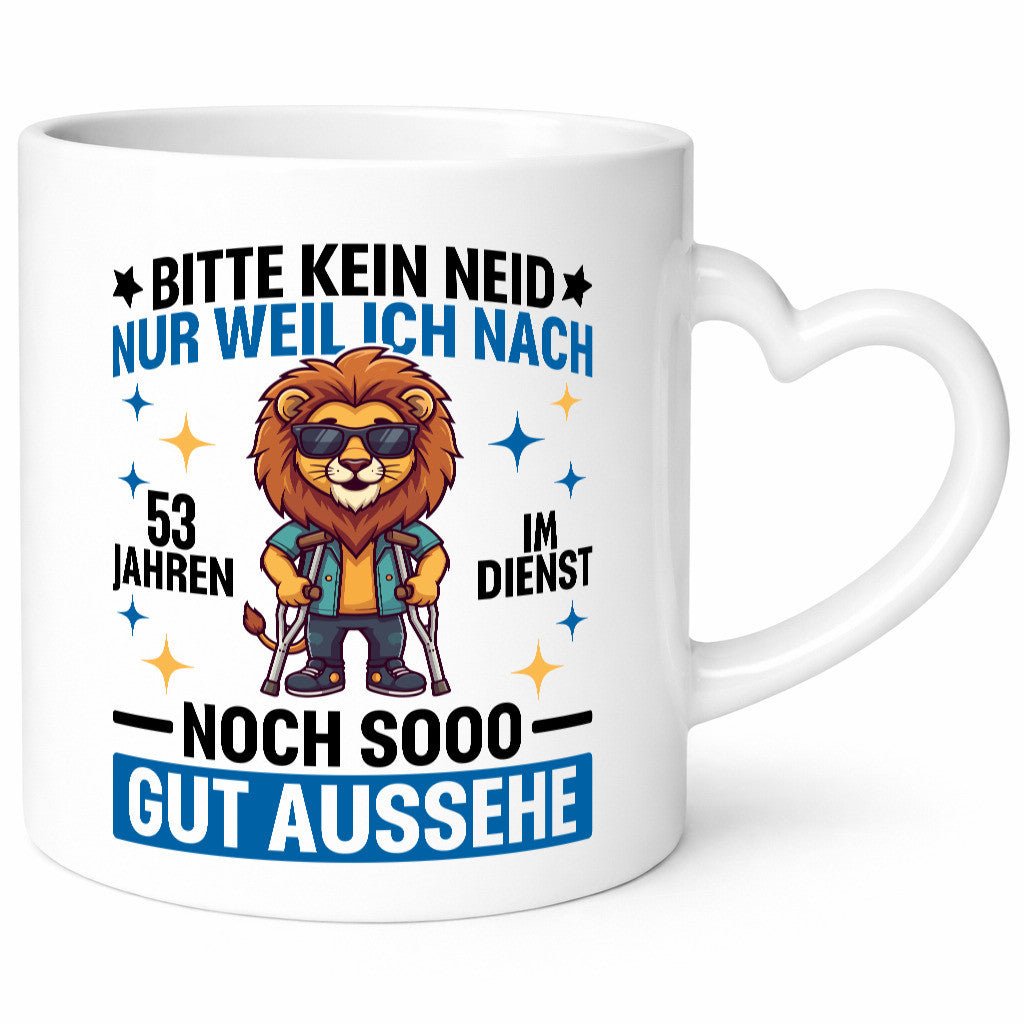 53 Jahre im Dienst | Arbeitsjubiläum Arbeit Geschenkidee Kollegen Büro Humor