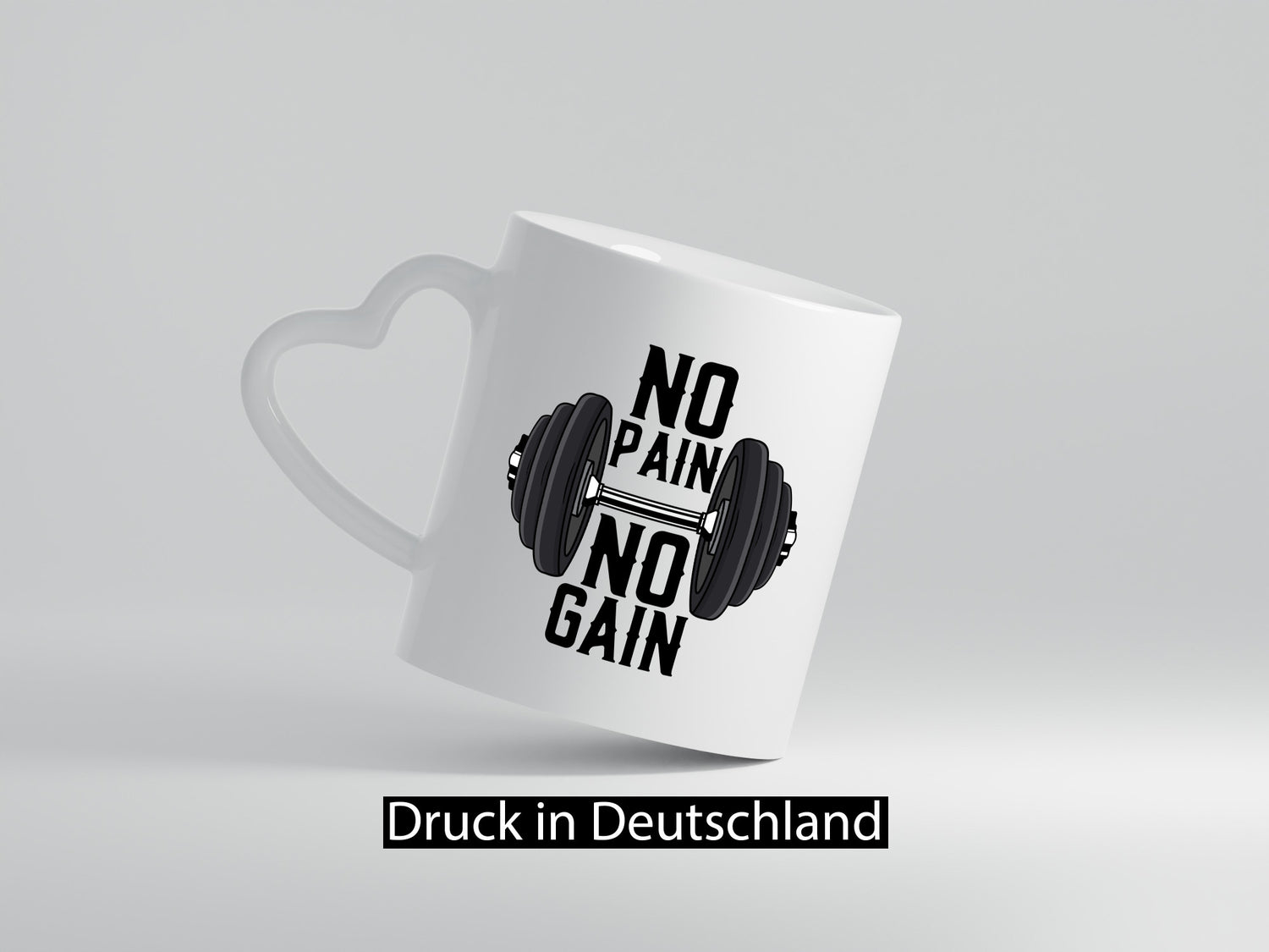No Pain Gain | Training Motivation Fitness Pumpen lustig Humor Geschenkidee