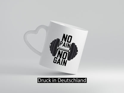 No Pain Gain | Training Motivation Fitness Pumpen lustig Humor Geschenkidee