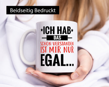 Ich habe Verstanden Geschenk Humor Geschenkidee lustiger Spruch Tasse