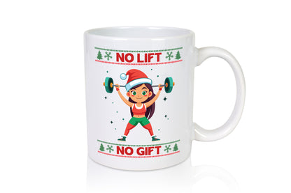 No Lift Gift | Ugly Christmas Santa Woman lustiger Spruch Geschenk Familie
