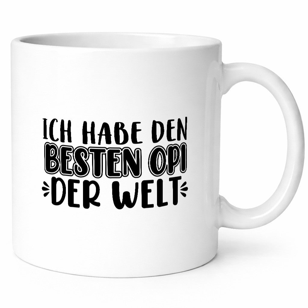 Bester Opi der Welt | Opa Tasse Großvater Statement lustiger Spruch Geschenk