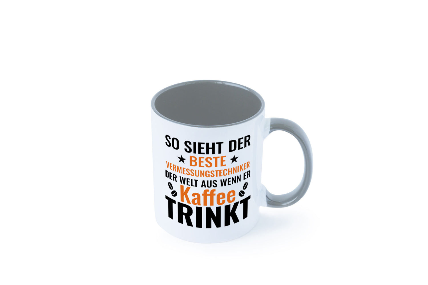 Kaffee trinkt: Vermessungstechniker | Techniker Geschenk Humor Geschenkidee