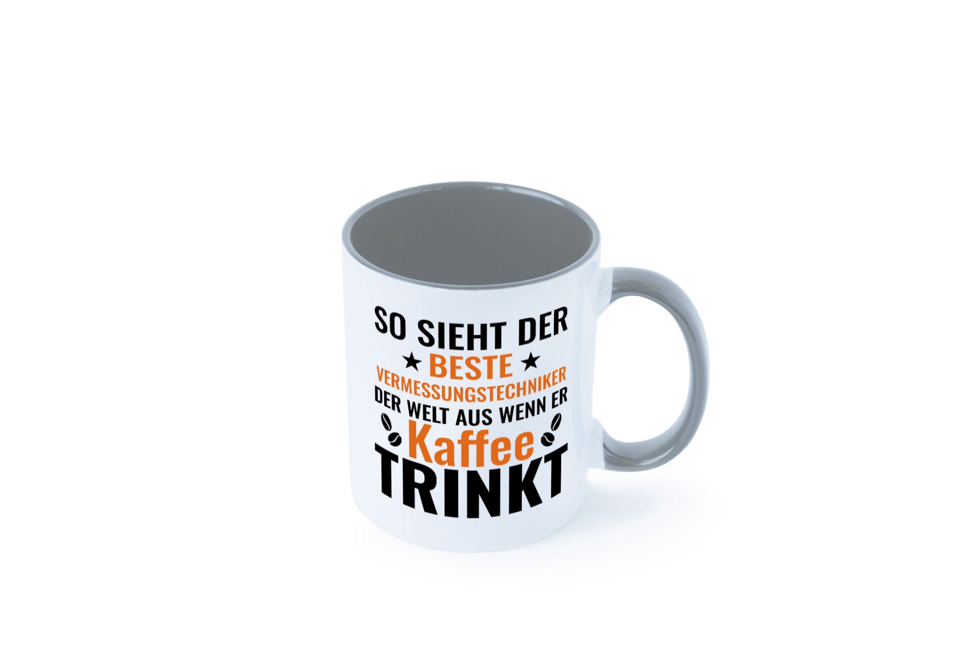 Kaffee trinkt: Vermessungstechniker | Techniker Geschenk Humor Geschenkidee