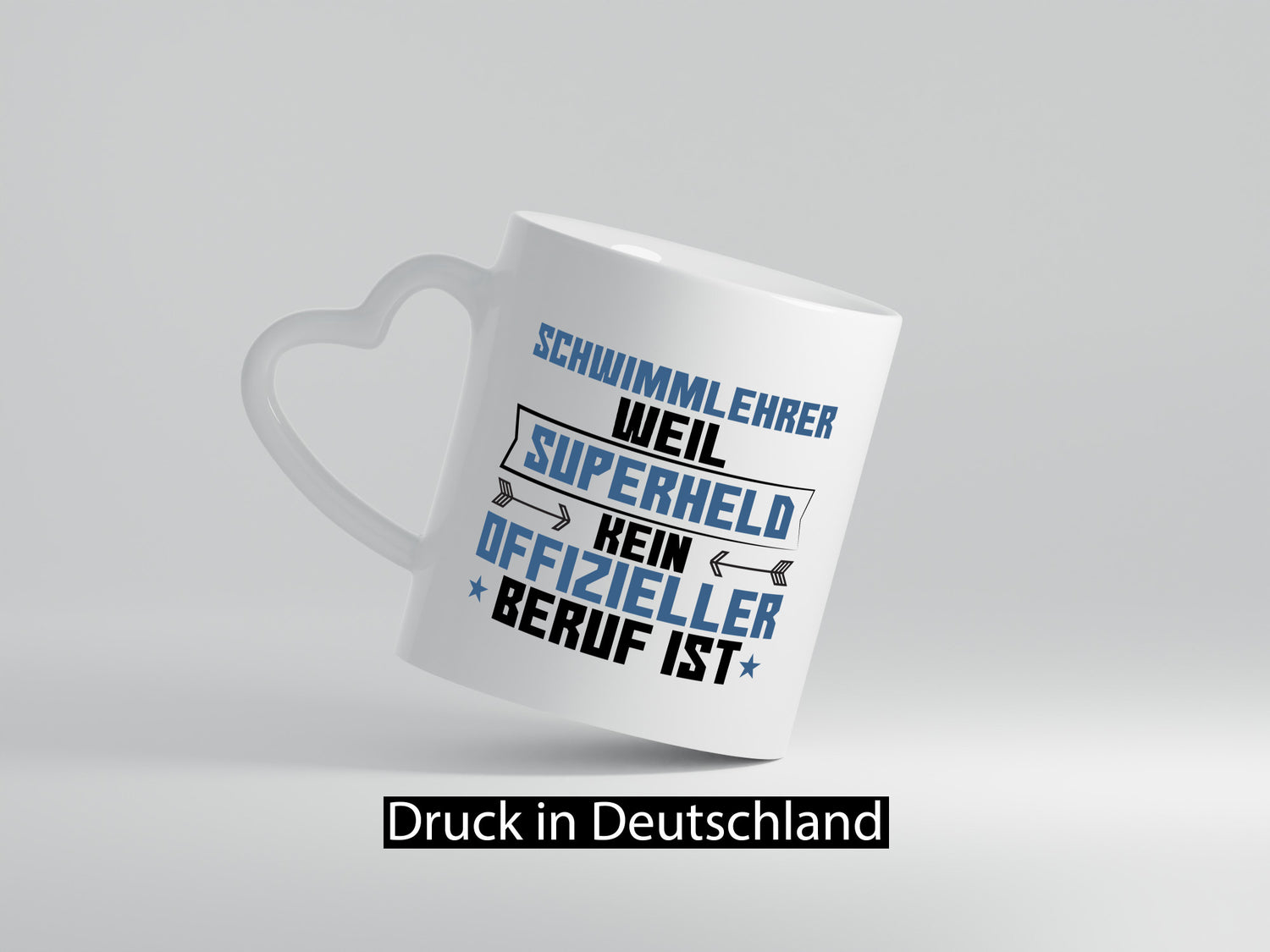 Superheld Schwimmlehrer | Lehrer Schüler schwimmen lustig Humor Geschenkidee