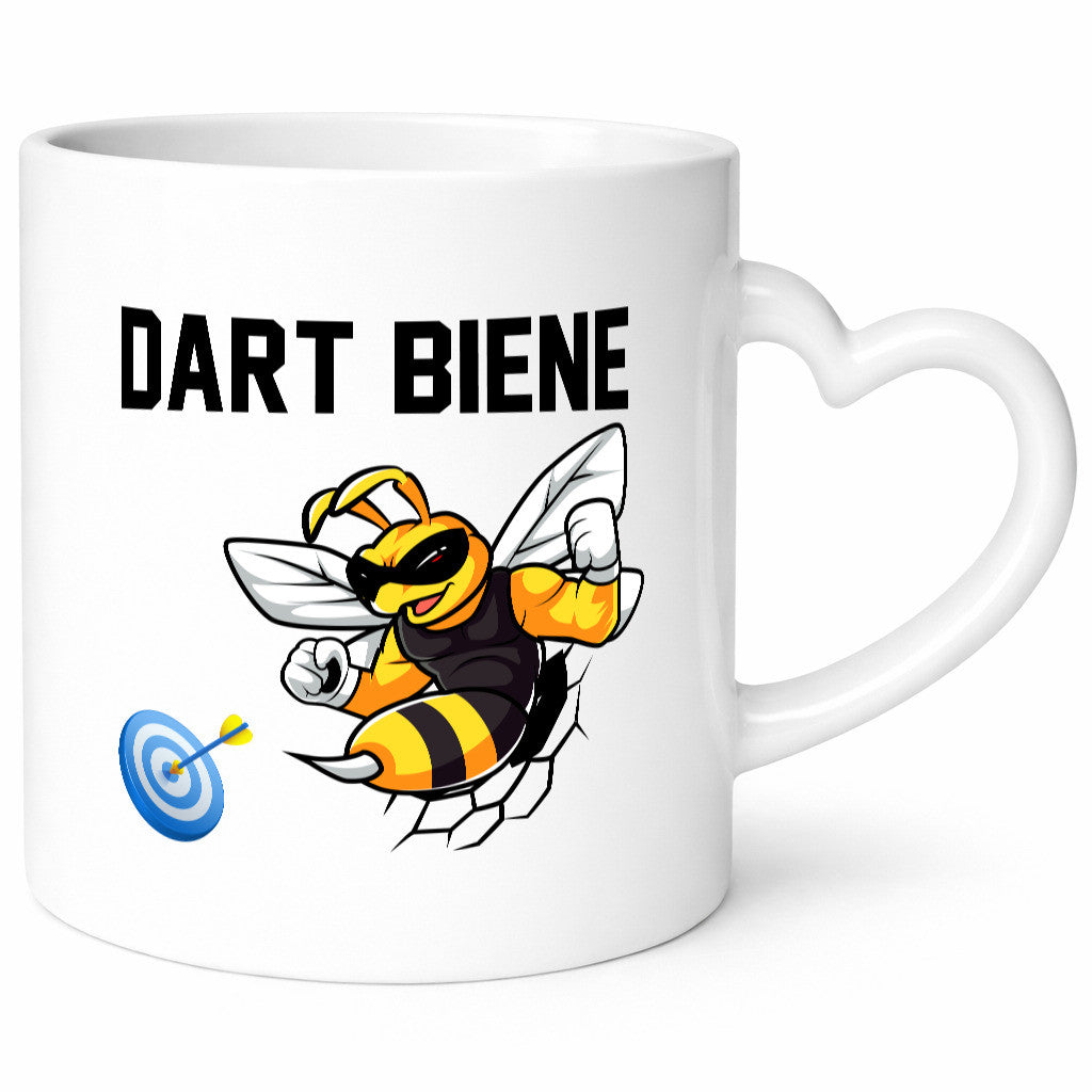Dart Biene | Darten Dartscheibe v2 Humor Geschenkidee Tasse