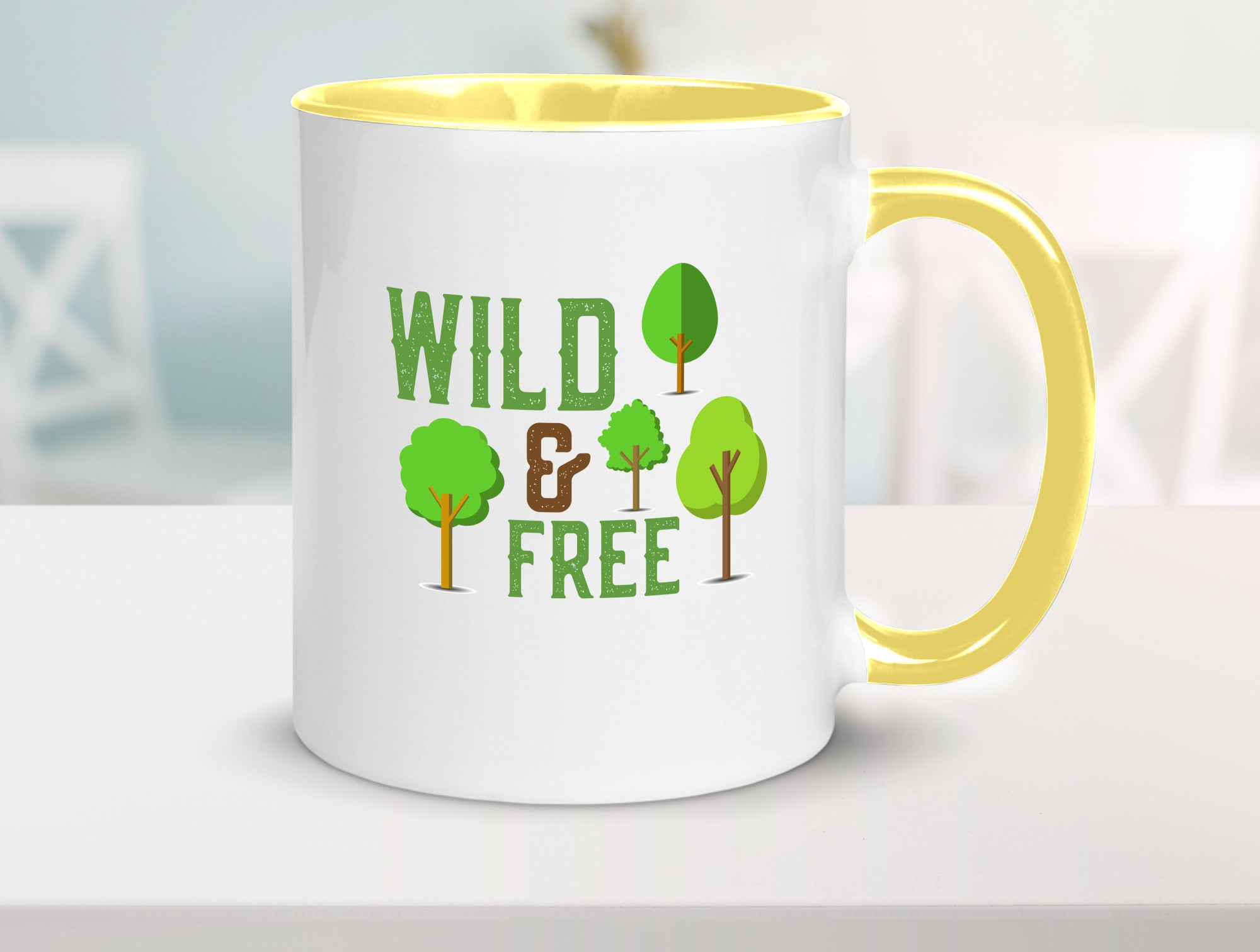 Wild and free | Freiheit Camper Hobbycamper Geschenkidee Humor Tasse