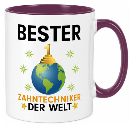 Welt BesterZahntechniker | Zahnmedizin lustig Humor Geschenkidee Geschenk Tasse
