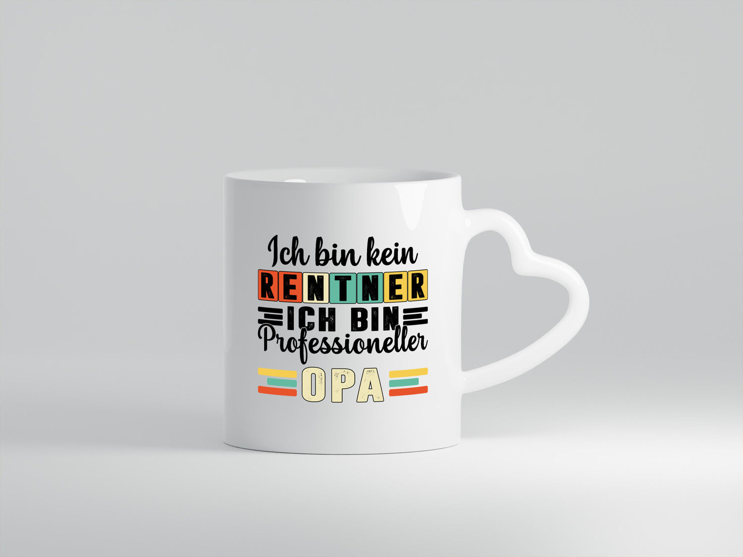 Bin kein Rentner Profesioneller Opa | Großvater Humor Familie Geschenkidee Tasse