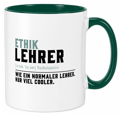 Ethiklehrer | Lehrer Unterricht Lieblingslehrer Humor Geschenkidee Tasse
