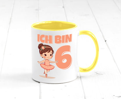 6 Geburtstag | Jahre Ballerina Mädchen Ballet lustig Geschenkidee Geschenk Tasse