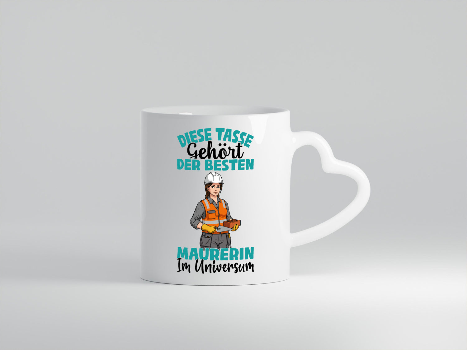 Im Universum: Maurerin | Bau Handwerkerin Geschenkidee Humor Tasse