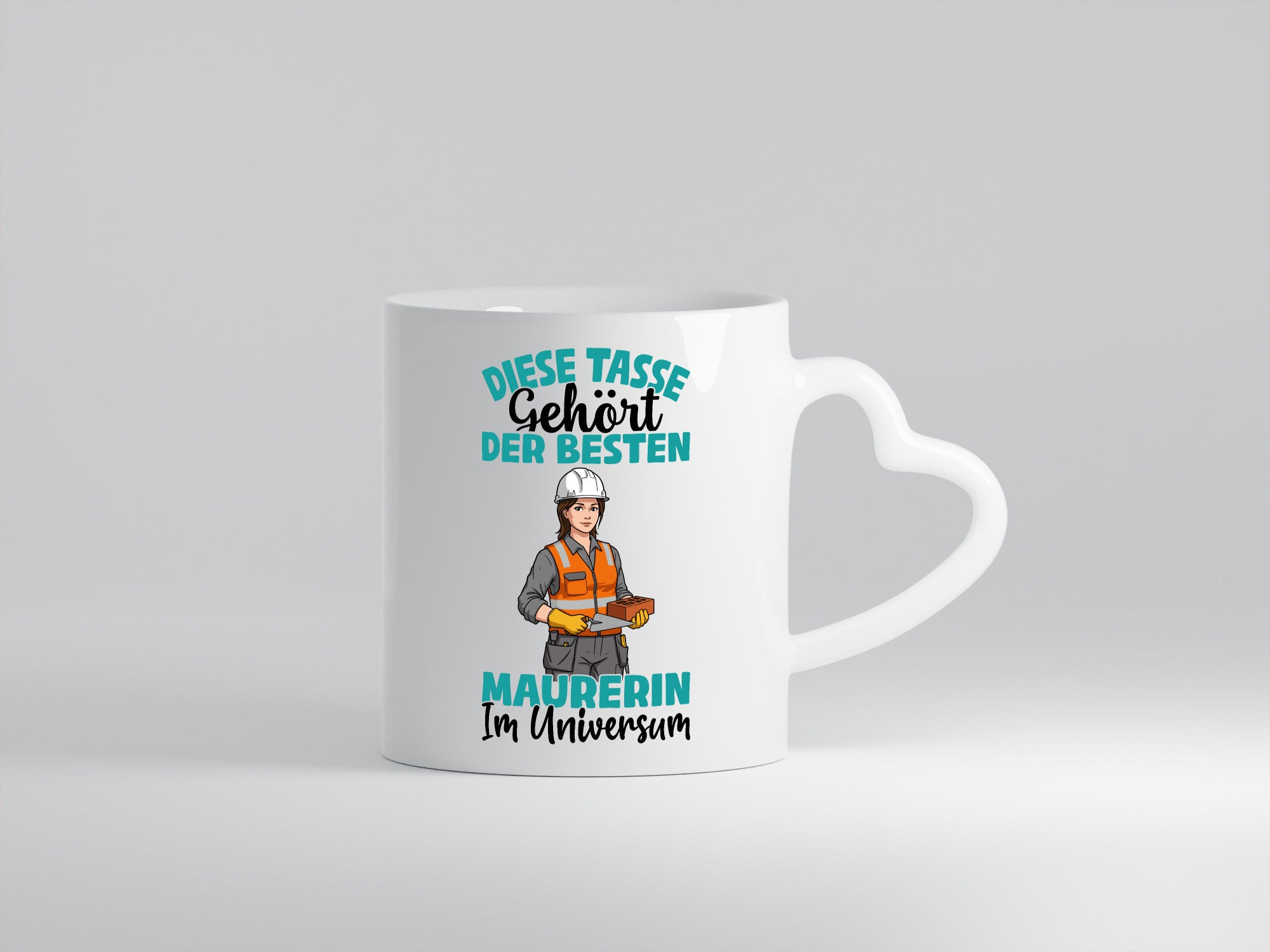 Im Universum: Maurerin | Bau Handwerkerin Geschenkidee Humor Tasse