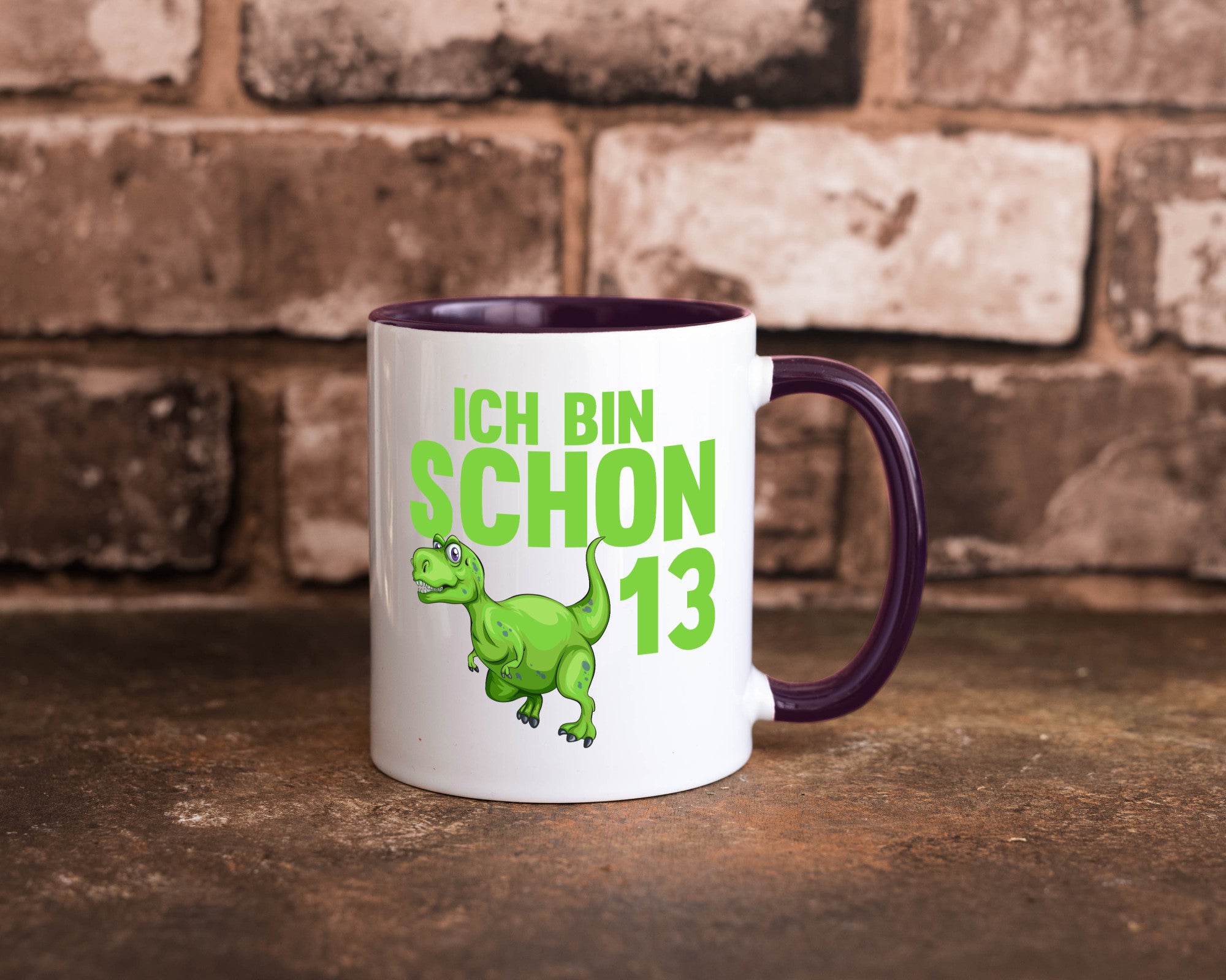 13. Geburtstag | 13 Jahre Dino Dinosaurier Humor Geschenkidee Tasse