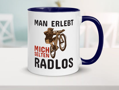 Selten Radlos | Spruchtasse Fahrrad Männer Humor lustiger Spruch Geschenk