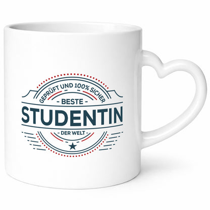 Geprüft und sicher: Studentin | Uni Studium Universität Geschenk Humor