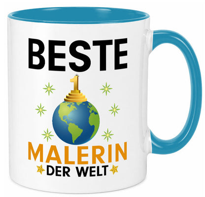 Welt Bester Malerin | Malerinnen Geschenk Humor Geschenkidee lustiger Spruch