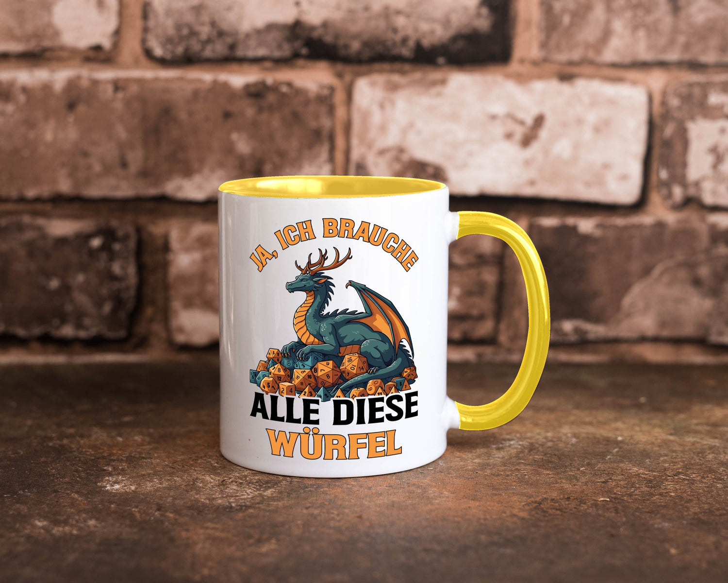 Ja ich brauche alle diese Würfel | Drache Rollenspiel v2 Geschenk Humor