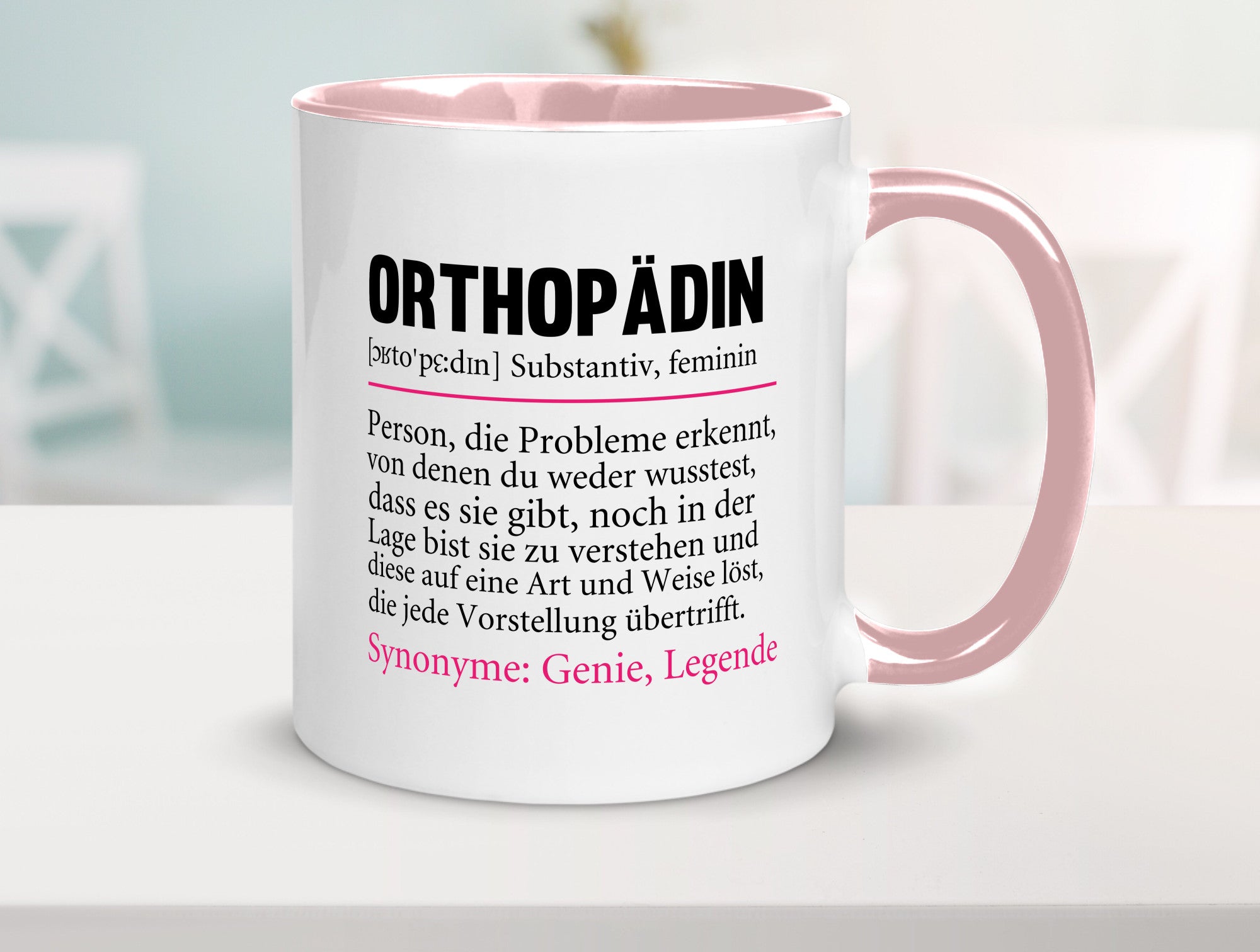 Orthopädin | Spruch Beruf Humor Orthopädie v2 Arbeit Kollegen Büro Geschenkidee