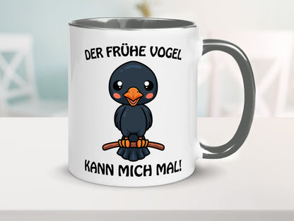 Der Frühe Vogel Humor Geschenkidee Tasse