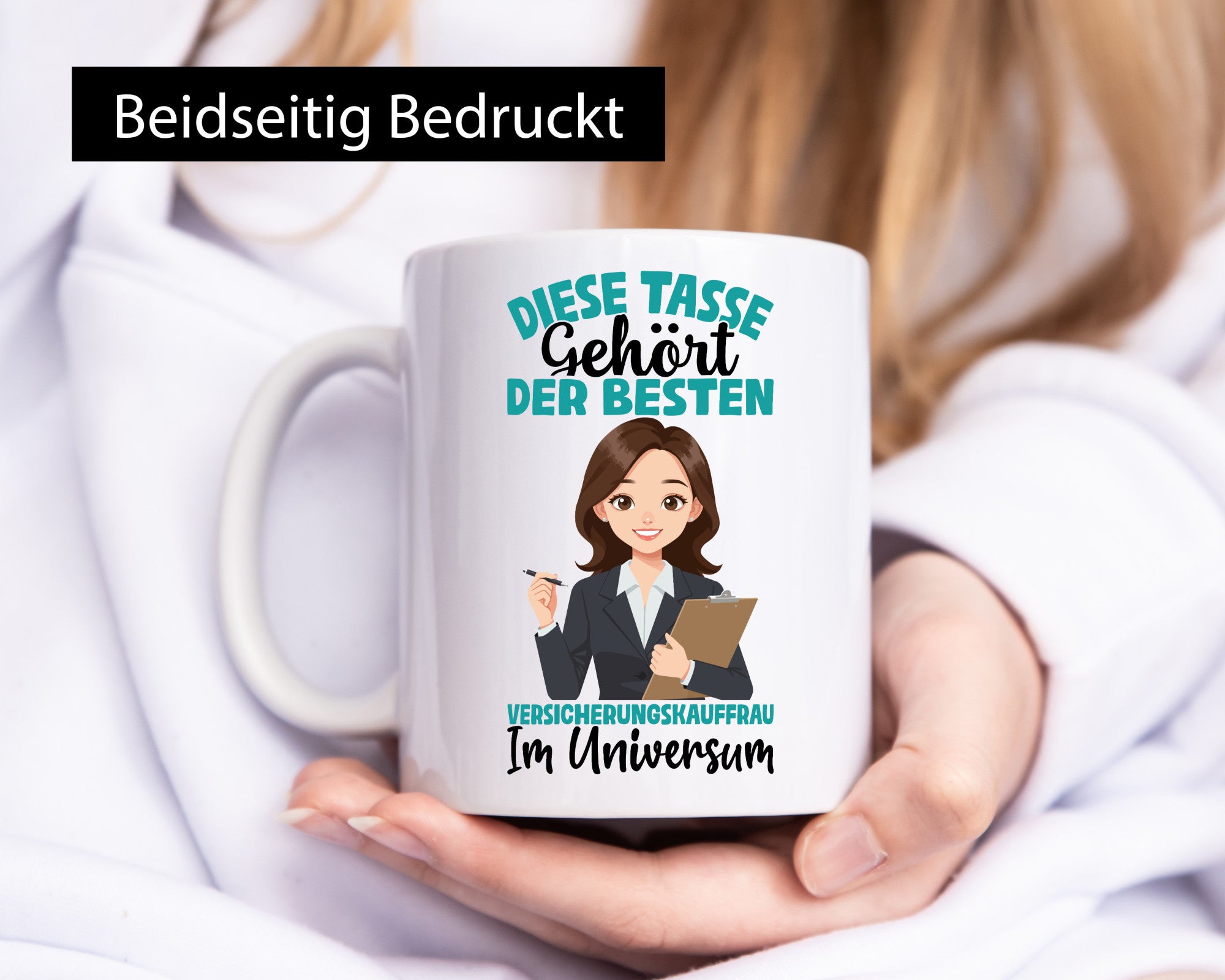 Im Universum: Versicherungskauffrau | Kauffrau lustig Humor Geschenkidee