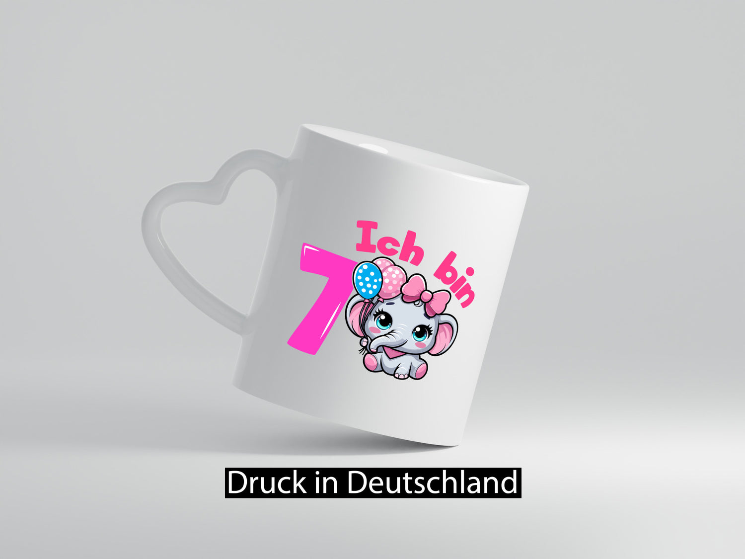 7. Geburtstag | 7 Jahre Elefant Mädchen Geschenk Geschenkidee lustiger Spruch