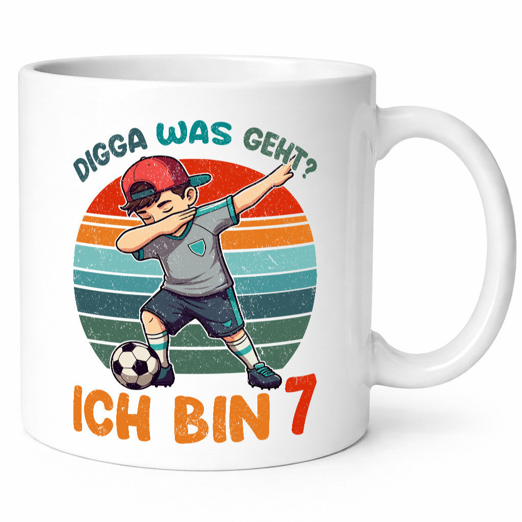 7. Geburtstag | 7 Jahre digga ich bin Dabbing Geschenk Geschenkidee lustiger Tasse