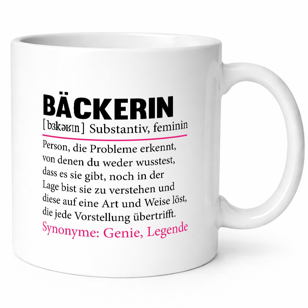 Bäckerin | Bäckerei Frauen Beruf Backen Geschenkidee Arbeit Kollegen Büro Humor