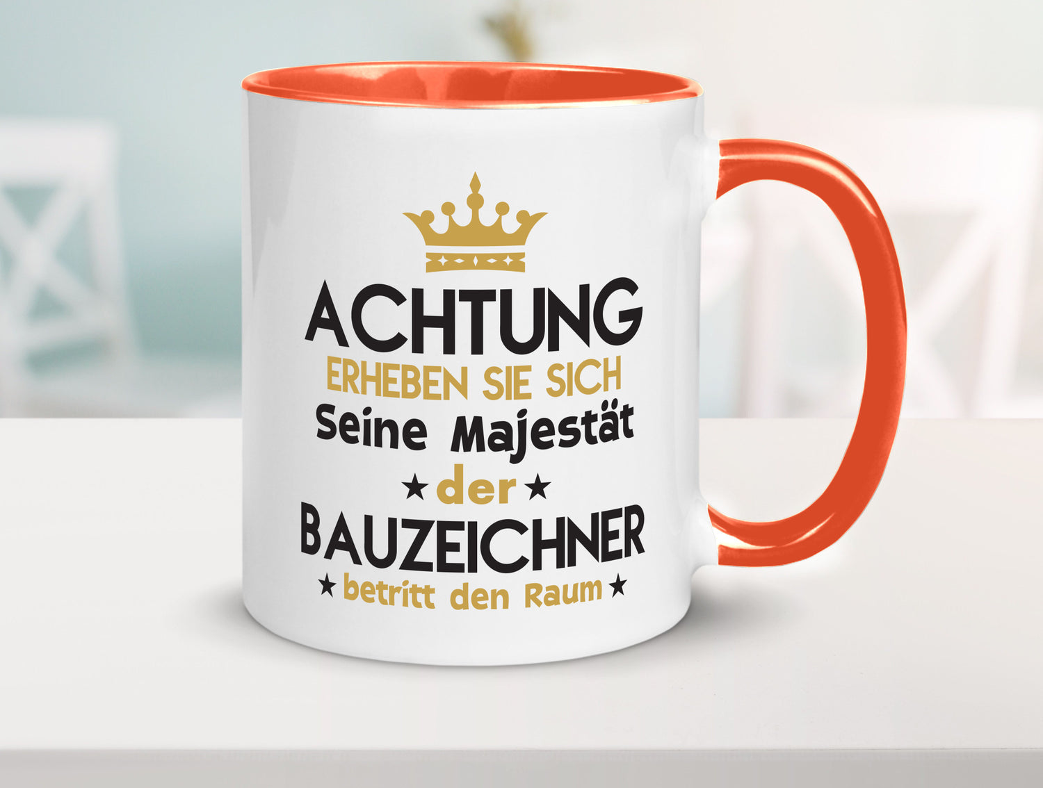 Seine Majestät Bauzeichner | Zeichner lustig Humor Geschenkidee Geschenk Tasse
