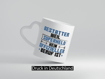 Superheld Bestatter | Bestattung Totengräber lustig Humor Geschenkidee Geschenk