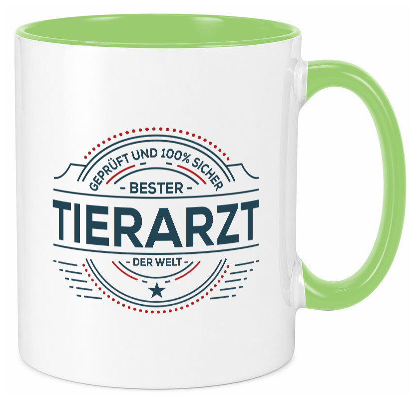 Geprüft und sicher: Tierarzt | Tiermedizin Mediziner Humor Tierliebhaber