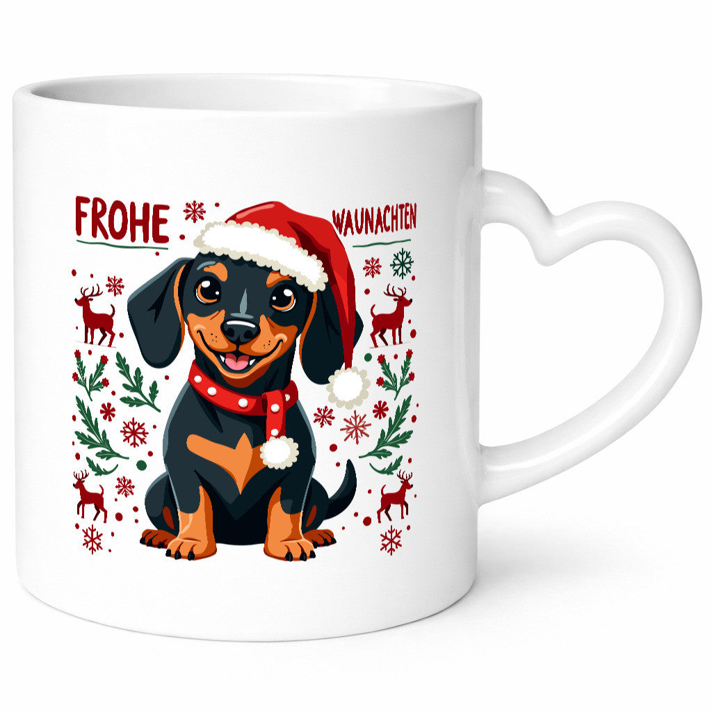Frohe Waunachten | Ugly Christmas Weihnachtshund v2 Humor Tierliebhaber